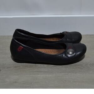Cobb Hill by New Balance Black Leather Flats Size 10